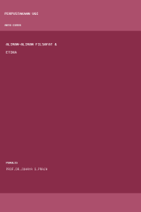 Image of ALIRAN-ALIRAN FILSAFAT & ETIKA