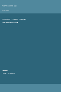 Image of Perpektif Ekonomi Syariah dan Kesejahteraan