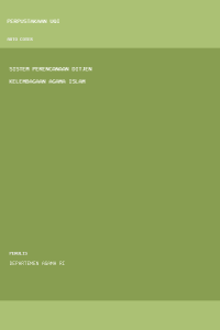 Image of SISTEM PERENCANAAN DITJEN KELEMBAGAAN AGAMA ISLAM