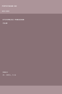 Image of EPISTEMOLOGI PENDIDIKAN ISLAM