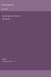 Image of SUFISM AND THE SPIRIT OF CAPITALISM