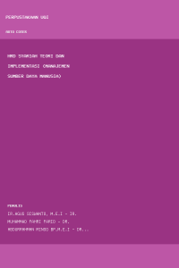 Image of HRD Syariah Teori dan Implementasi (Manajemen Sumber Daya Manusia)