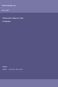 Image of PENDIDIKAN KARAKTER KHAS PESANTREN