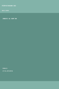 Image of INDEKS AL-QUR`AN