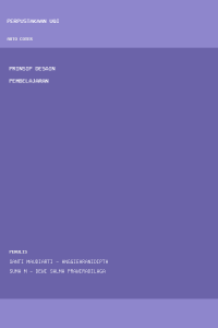 Image of PRINSIP DESAIN PEMBELAJARAN