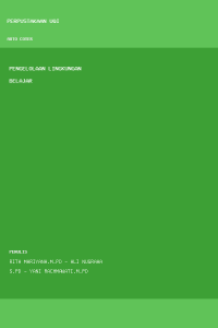 Image of PENGELOLAAN LINGKUNGAN BELAJAR