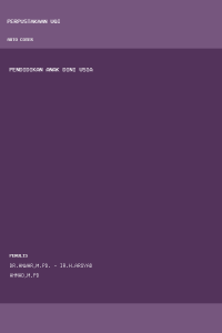 Image of PENDIDIKAN ANAK DINI USIA