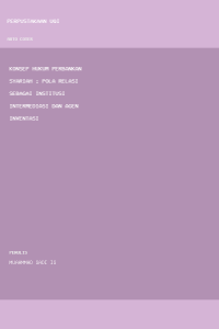 Image of Konsep Hukum Perbankan Syariah : Pola Relasi Sebagai Institusi Intermediasi dan Agen Inventasi