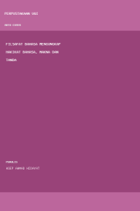 Image of Filsafat Bahasa Mengungkap Hakikat bahasa, Makna dan Tanda