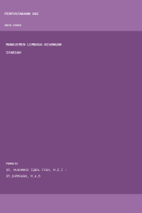 Image of Manajemen Lembaga Keuangan Syariah