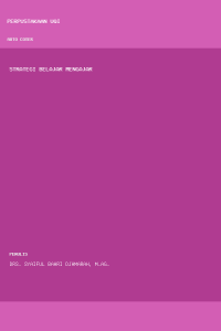 Image of STRATEGI BELAJAR MENGAJAR