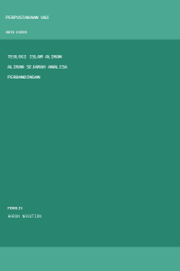 Image of TEOLOGI ISLAM ALIRAN ALIRAN SEJARAH ANALISA PERBANDINGAN