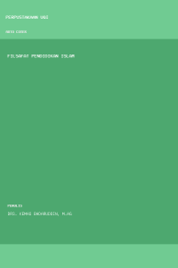 Image of FILSAFAT PENDIDIKAN ISLAM