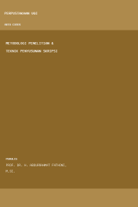 Image of METODOLOGI PENELITIAN & TEKNIK PENYUSUNAN SKRIPSI
