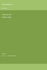 Image of KURIKULUM DAN PEMEBELAJARAN