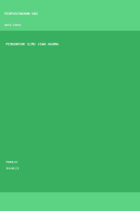 Image of PENGANTAR ILMU JIWA AGAMA