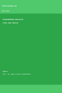 Image of PENGEMBANGAN KURIKULUM TEORI DAN PRAKTEK