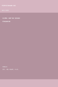 Image of ULUMUL QUR'AN SEBUAH PENGANTAR