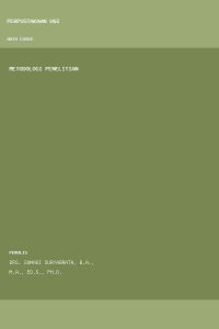 Image of METODOLOGI PENELITIAN