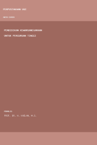 Image of PENDIDIKAN KEWARGANEGARAAN UNTUK PERGURUAN TINGGI