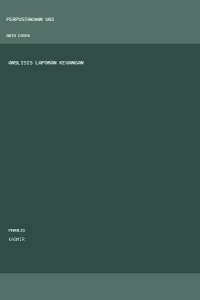 Image of Anslisis Laporan Keuangan