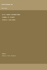 Image of QIJIS (Qudus International Journal of Islamic Studies) IAIN Kudus