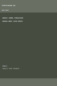 Image of Arabia Jurnal Pendidikan Bahasa Arab (IAIN Kudus)