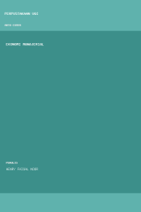 Image of Ekonomi Manajerial