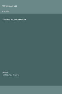 Image of Strategi belajar mengajar