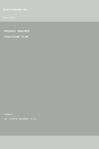 Image of Moderasi manajmen pendidikan islam