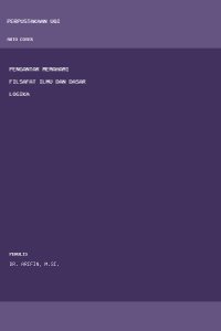 Image of Pengantar memahami filsafat ilmu dan dasar logika