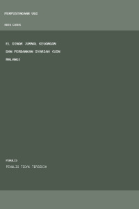 Image of EL DINAR Jurnal Keuangan dan Perbankan Syariah (UIN Malang)