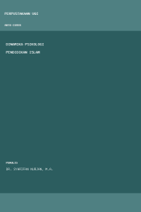 Image of Dinamika psikologi pendidikan islam