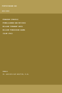 Image of Pengasuh strategi pembelajaran dan motivasi belajar terhadap hasil belajar pendidikan agama islam (PAI)