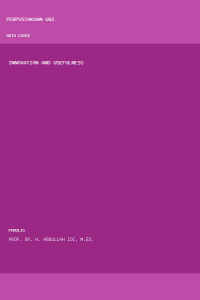 Image of Innovation and usefulness