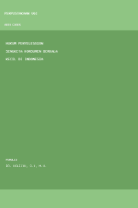 Image of Hukum penyelesaian sengketa konsumen berkala kecil di indonesia