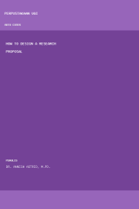 Image of How to design a research proposal