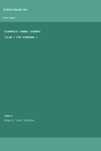 Image of Economica Jurnal Ekonomi Islam ( UIN Semarang )