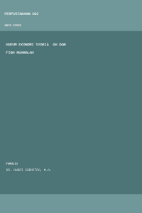 Image of Hukum Ekonomi Syari’ah dan Fiqh Muamalah