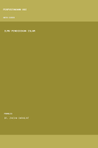 Image of Ilmu Pendidikan Islam