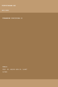 Image of Pengantar Statistika II