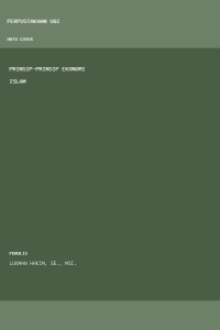 Image of Prinsip-prinsip Ekonomi Islam