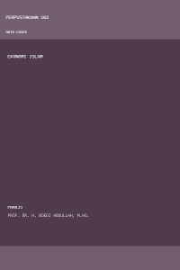 Image of Ekonomi Islam