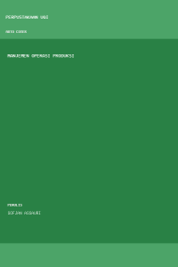 Image of Manjemen Operasi Produksi