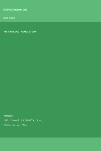 Image of Metodologi Penelitian