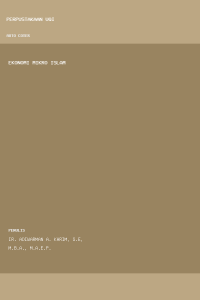 Image of Ekonomi Mikro Islam