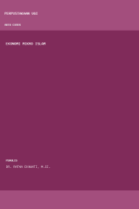 Image of Ekonomi Mikro Islam