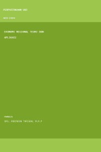 Image of Ekonomi Regional Teori dan Aplikasi