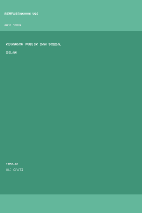 Image of Keuangan Publik dan Sosial Islam