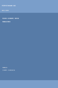 Image of Mikro Ekonomi Untuk Manajemen